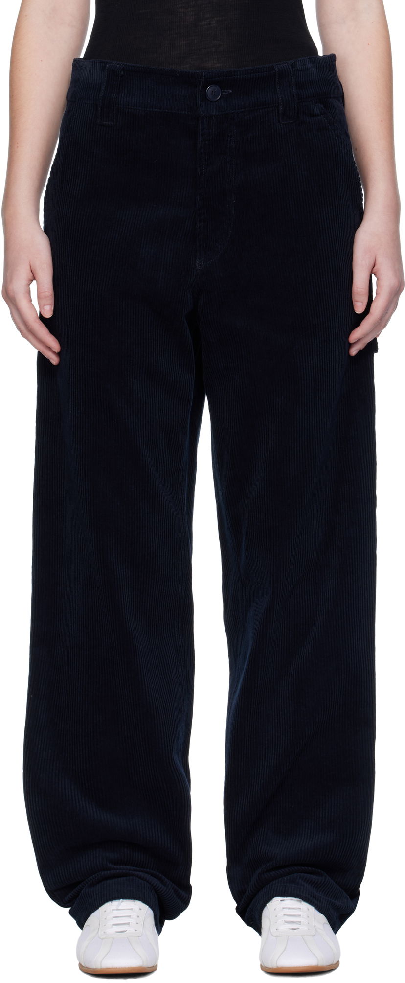 Byxor A.P.C. A.P.C. Fergus Corduroy Pants Mörkblå | COHBB-M08500