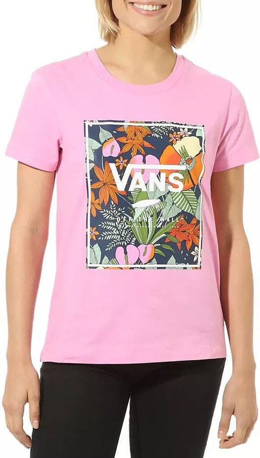 T-shirt Vans WM BOXLET T-Shirt Rosa | vn0a4do2unu1