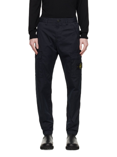 Cargo byxor Stone Island Embroidered Cargo Svart | 771532310