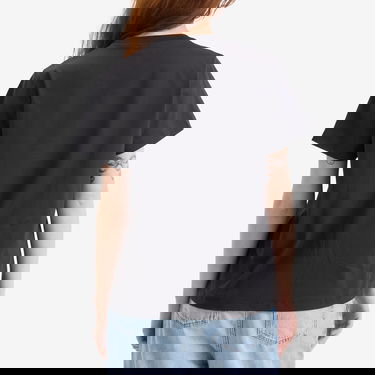 T-shirt GANNI GANNI Banana Print T-Shirt with Rhinestones Svart | T4238-252, 3