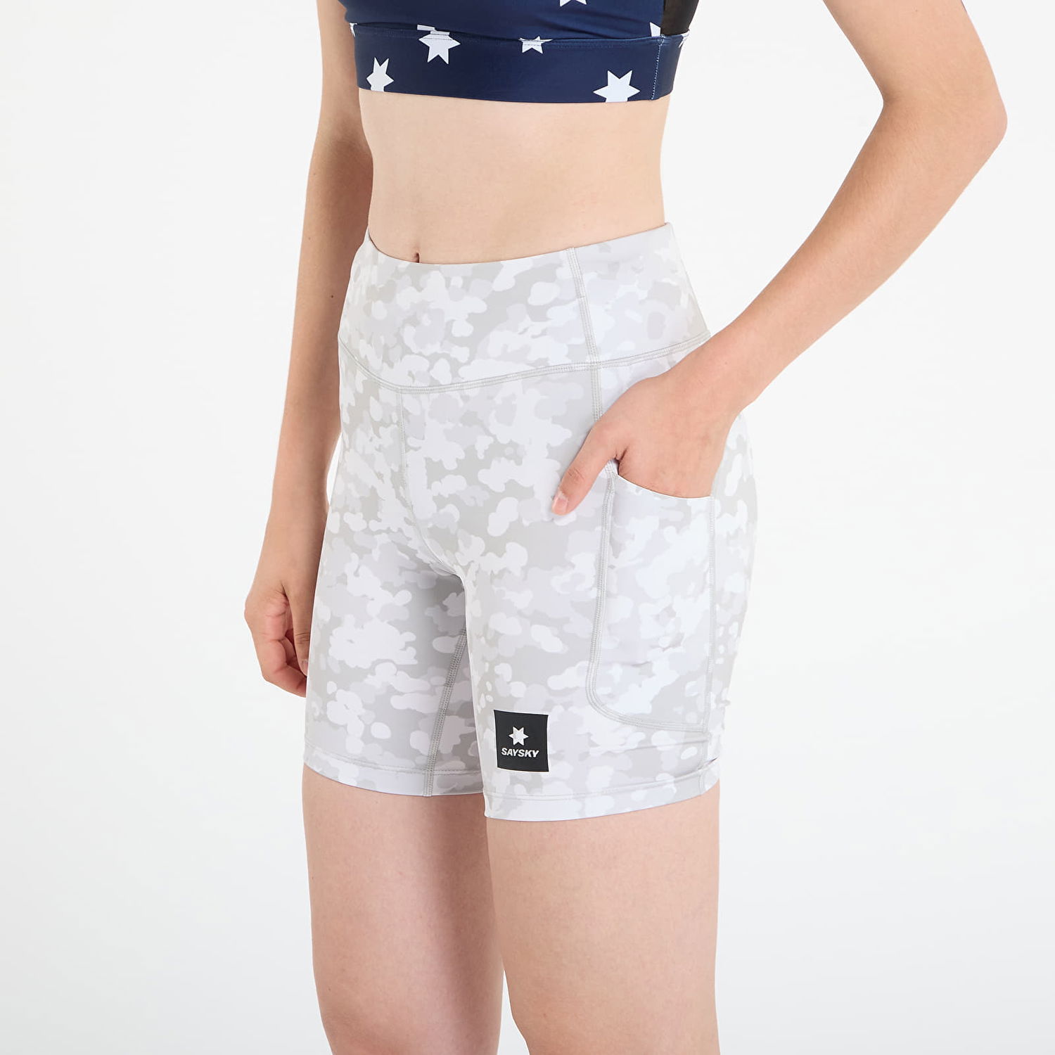 Shorts Saysky Camo Combat+ Short Tights 7" AOP Vit | OWRST30C1049, 1