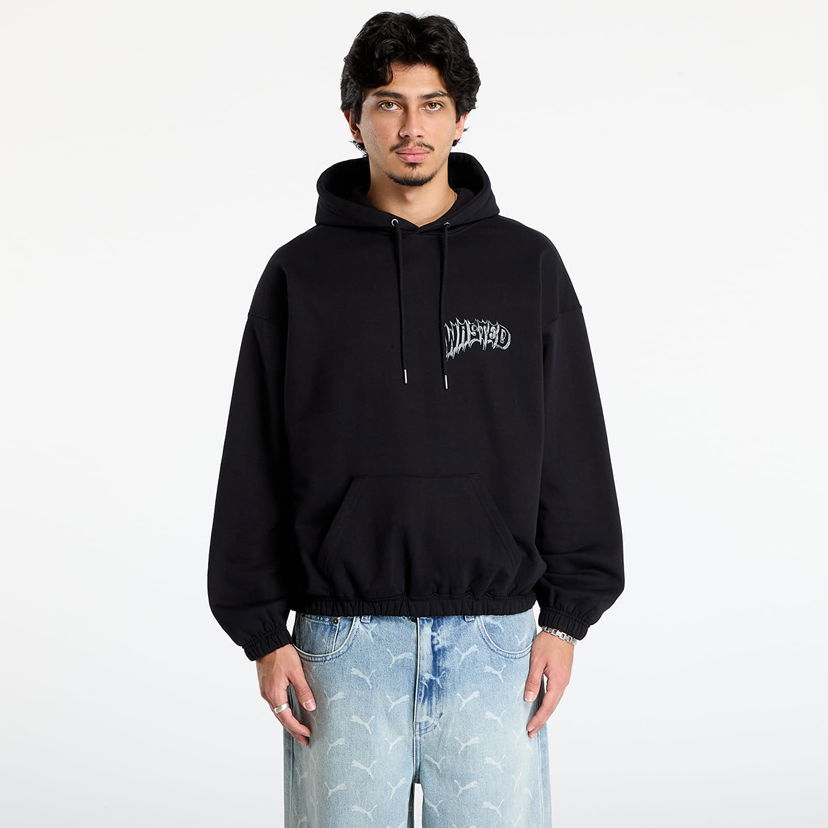 Sweatshirt Wasted Paris Harvest Boxy Hoodie Svart | WP_000325