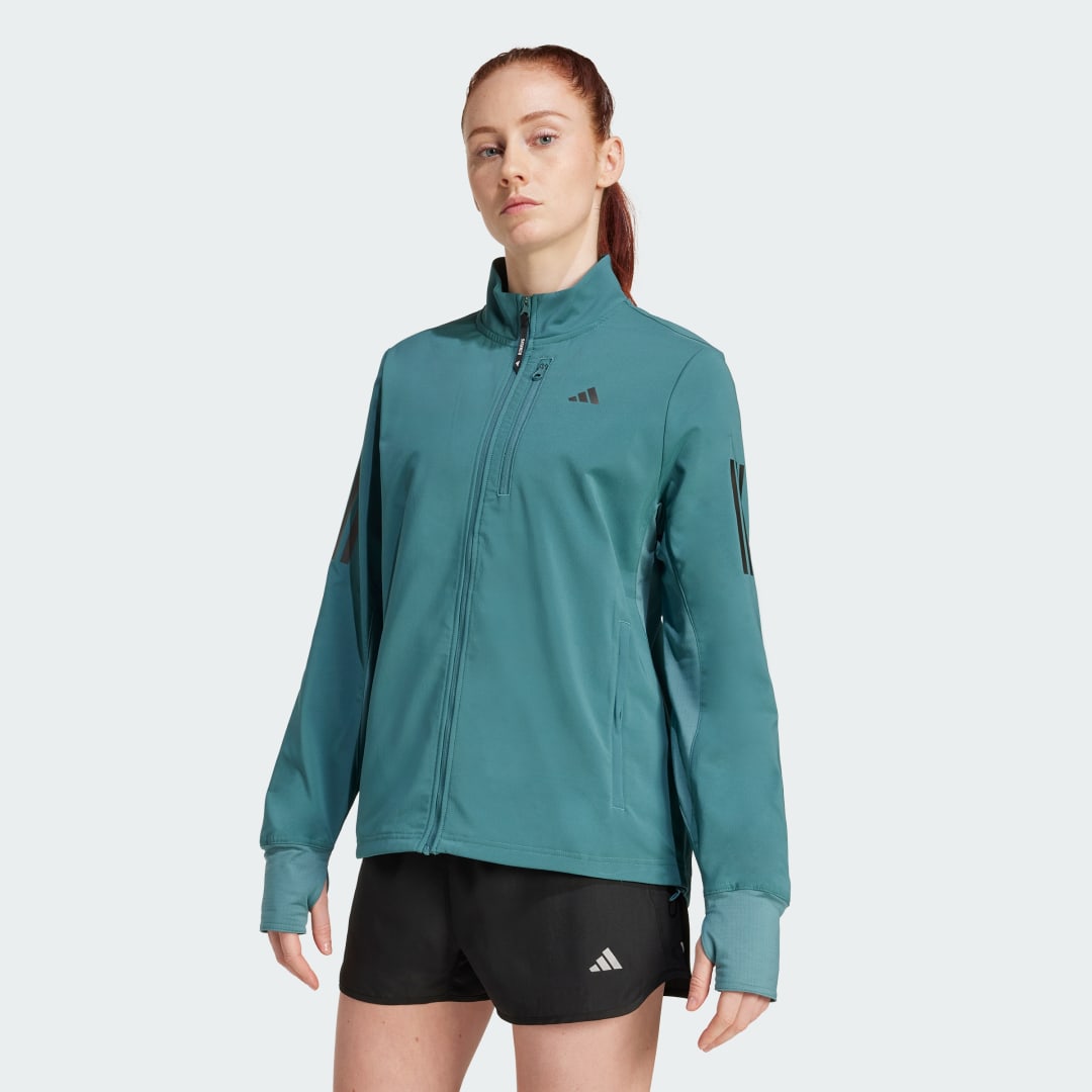 Jacka adidas Performance Own The Run Winterized Jacket Turkos | JW9650, 0