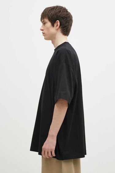 T-shirt VETEMENTS Oval Logo Oversized T-Shirt Svart | UA66TR605BW, 1