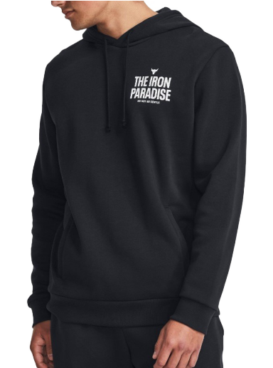 Sweatshirt Under Armour Pjt Rock Rival Fleece Svart | 1380107-001
