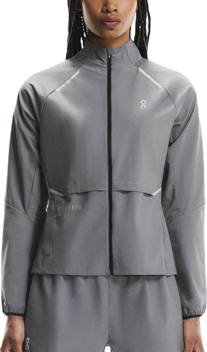 Vindjacka On Running Weather Jacket Lumos Grå | 1wf30292608