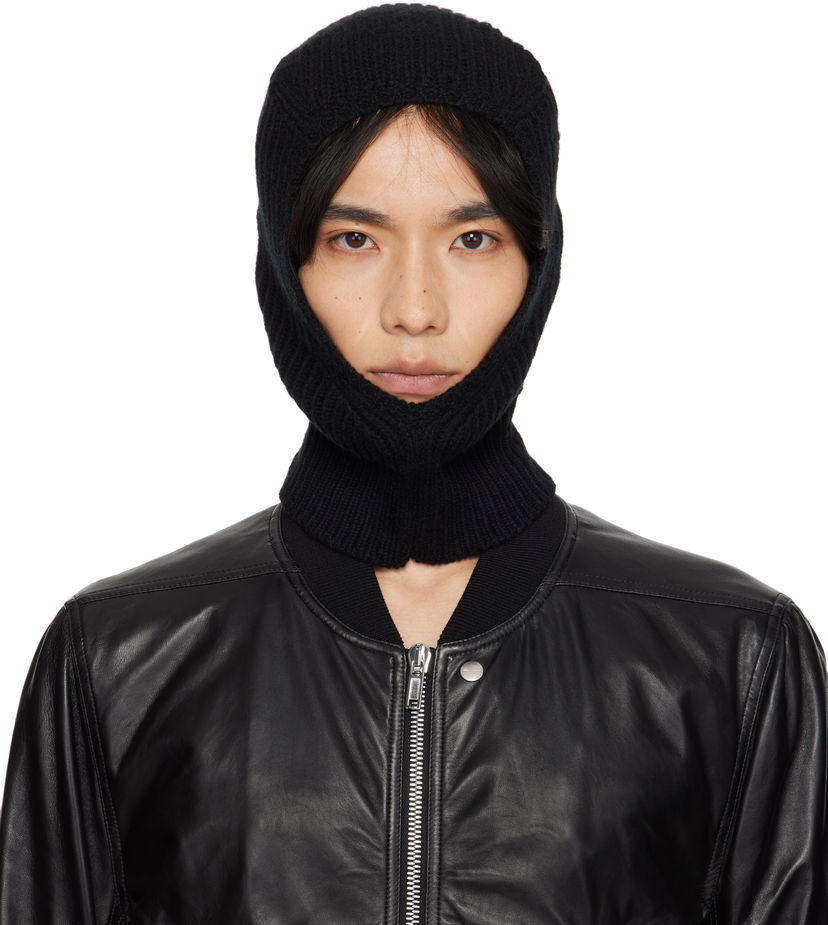 Hatt Rick Owens Rick Owens Concordians Sphinx Skull Balaclava Svart | RU02E1490 KWV