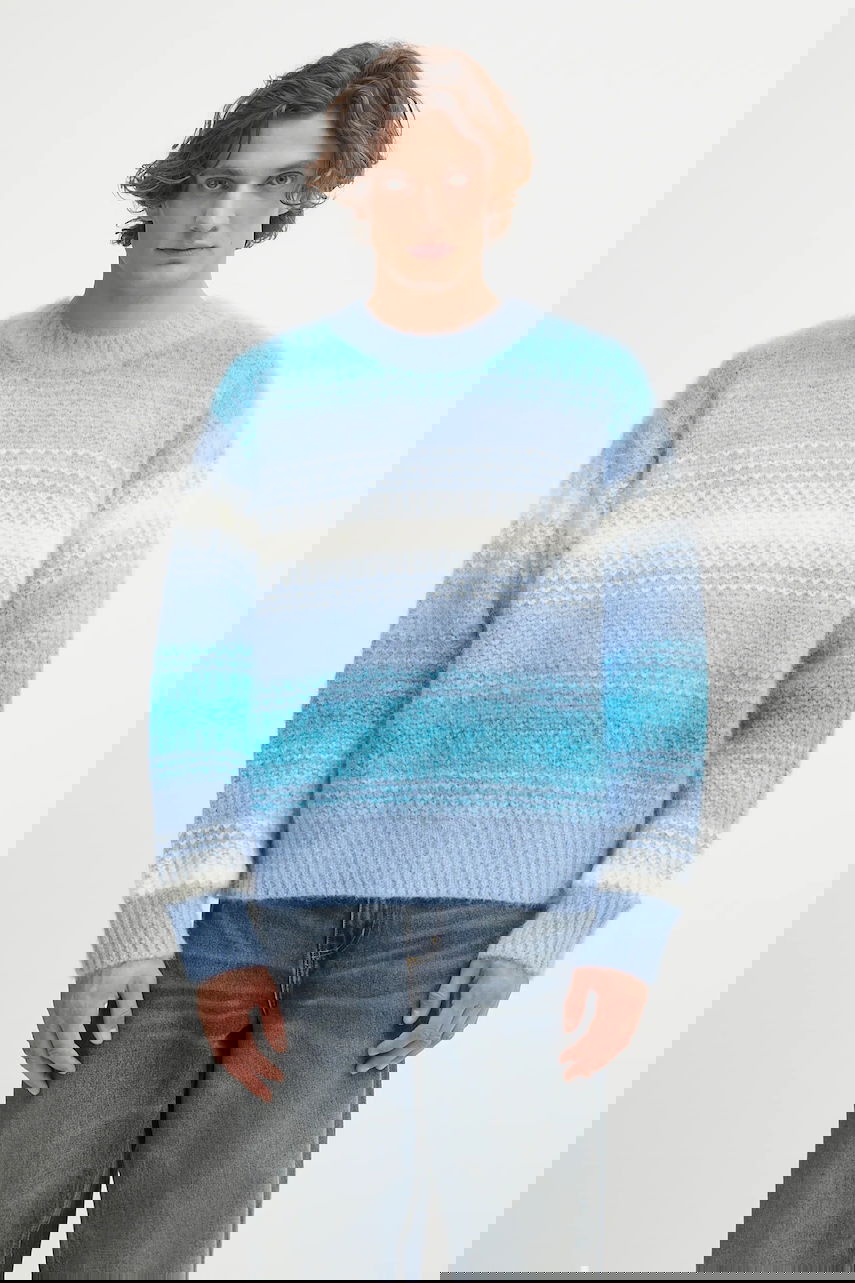 Sweater KENZO Kenzo Speed Stripe Jumper Blå | FF65PU7653CG, 0