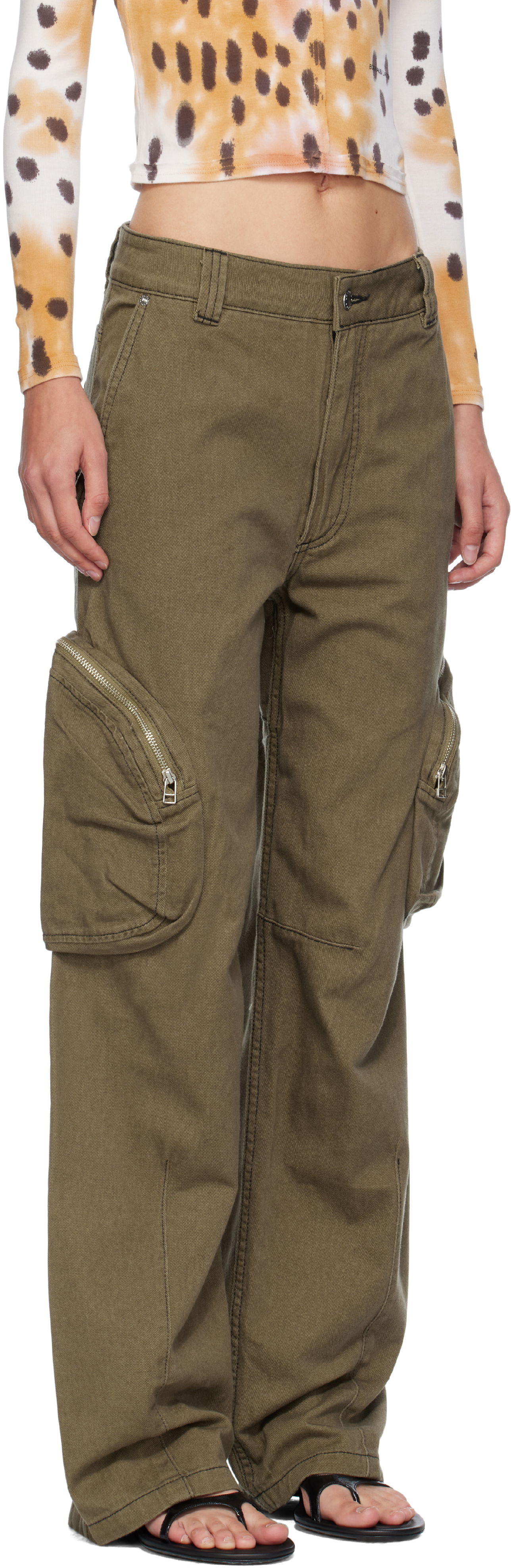 Cargo byxor Eckhaus Latta Eckhaus Latta Cargo Pants Grön | 1410-EL-PF25-E -, 1