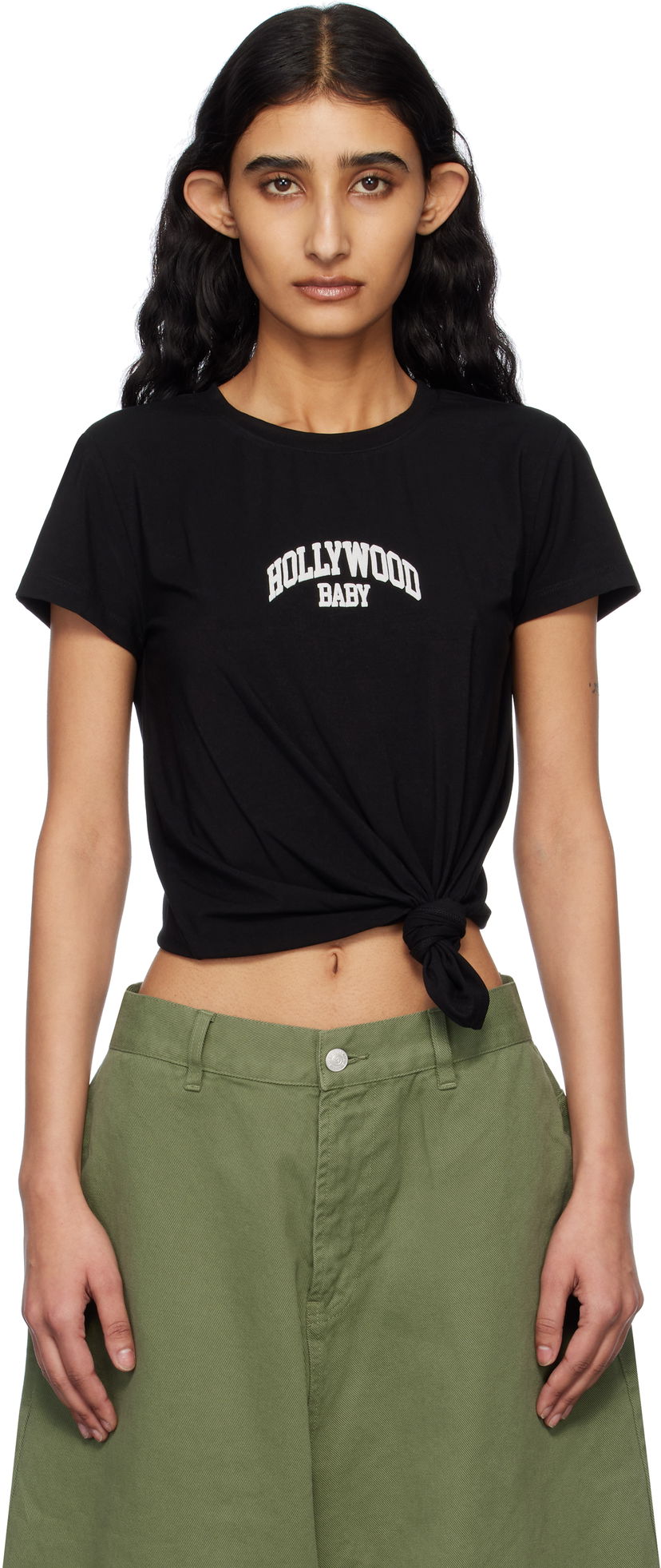 T-shirt MISBHV MISBHV Hollywood Baby Knotted T-Shirt Svart | 250W136