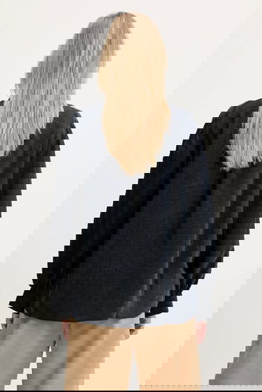 Skjorta Samsoe Samsoe Samsoe Samsoe Sathistle Relaxed Fit Shirt Svart | F25100022, 2