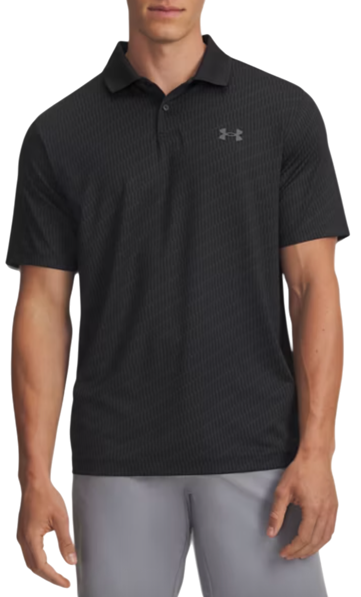 Polotröja Under Armour Under Armour Matchplay Printed Polo Shirt Svart | 1377377-010