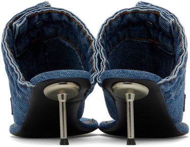 Sneakers och skor Coperni Open Thong Heeled Sandals Blå | COPSH51202, 1