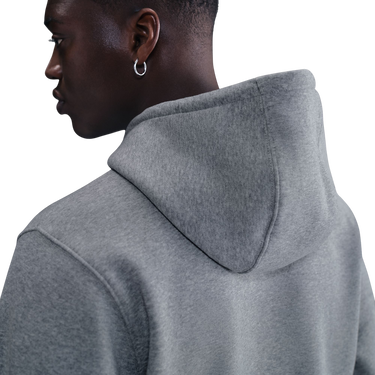 Sweatshirt Nike Club Graphic Pullover Hoodie Grå | FN3868-063, 4