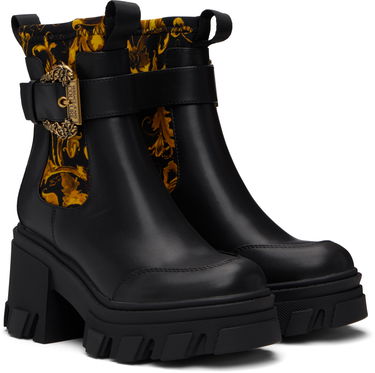 Sneakers och skor Versace Versace Jeans Couture Sophie Chain Chelsea Boots Svart | E79VA3S84_EZS867, 3