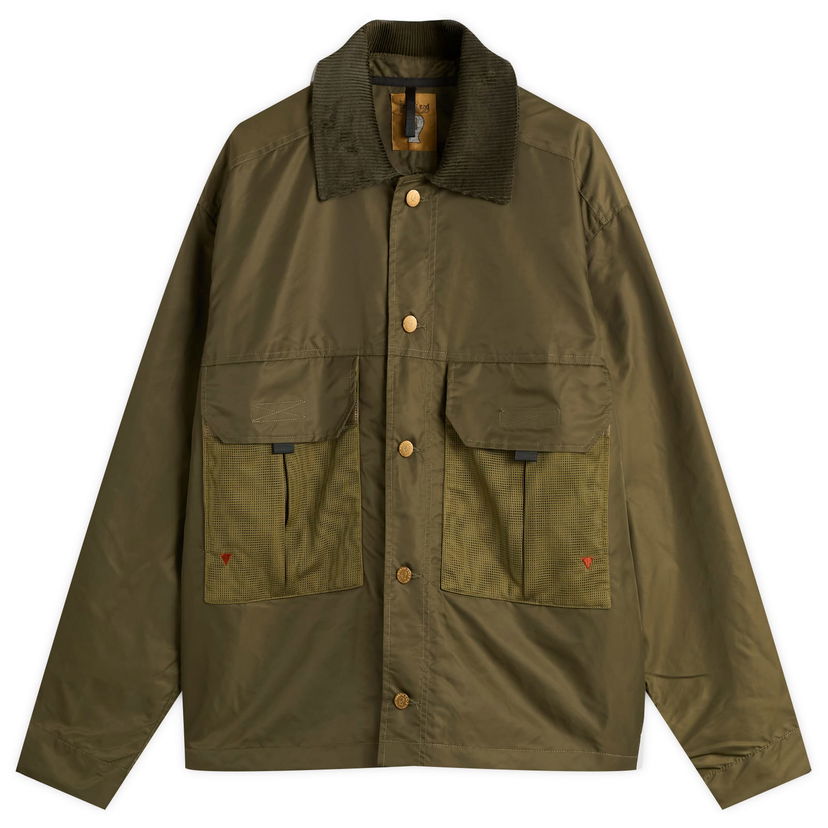 Jacka Brain Dead Brain Dead Cropped Chore Jacket, Size Large Grön | BDF25O000046-GRN
