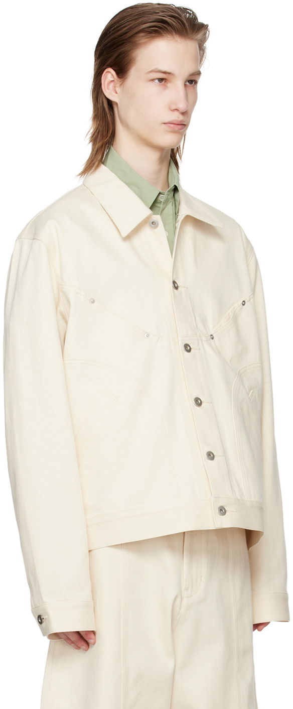 Jacka sage NATION Sage Nation Jiji Denim Jacket Beige | S084, 1
