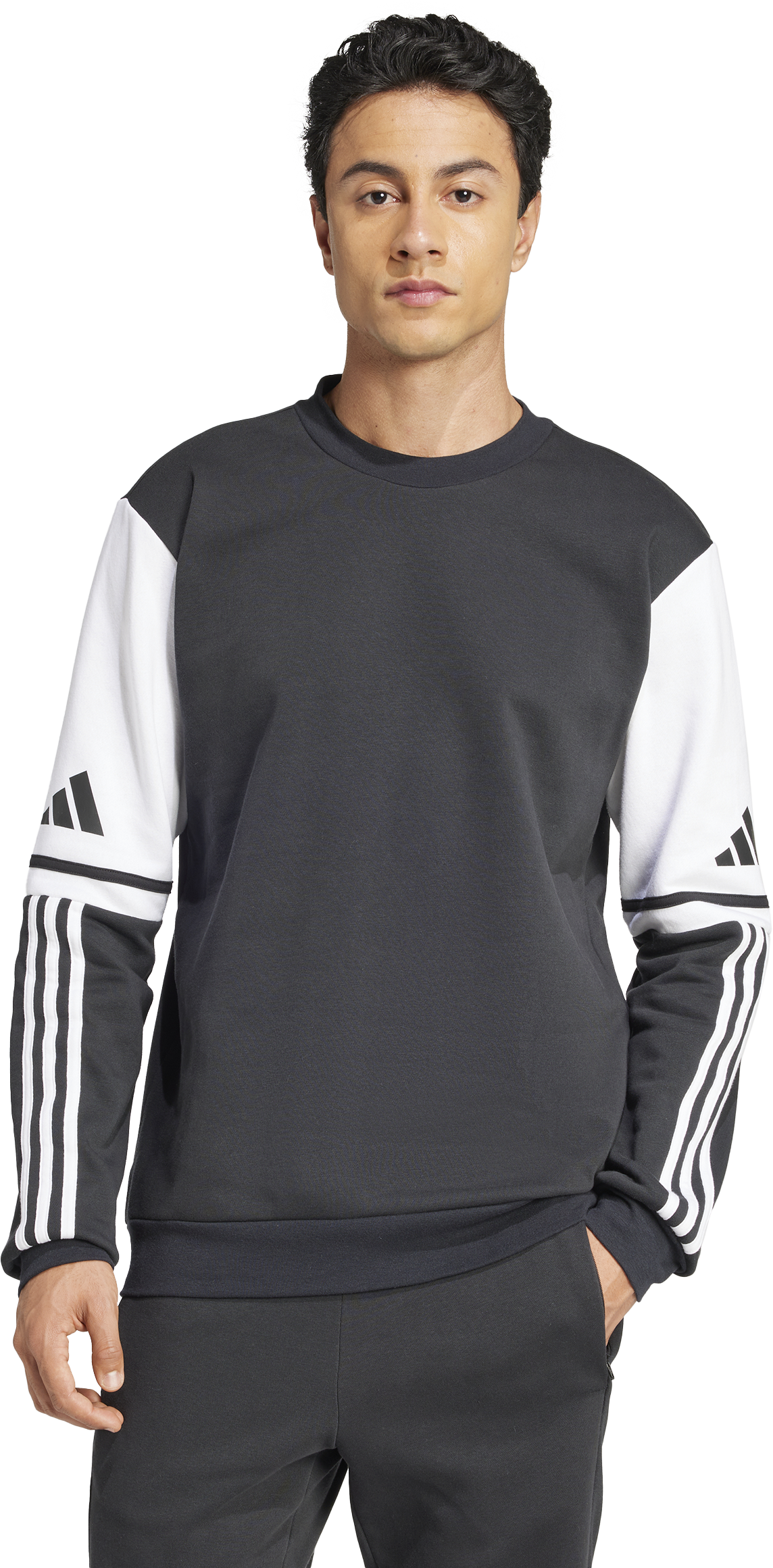 Sweater adidas Originals SQ25 Crew Sweatshirt Grå | je2780, 1