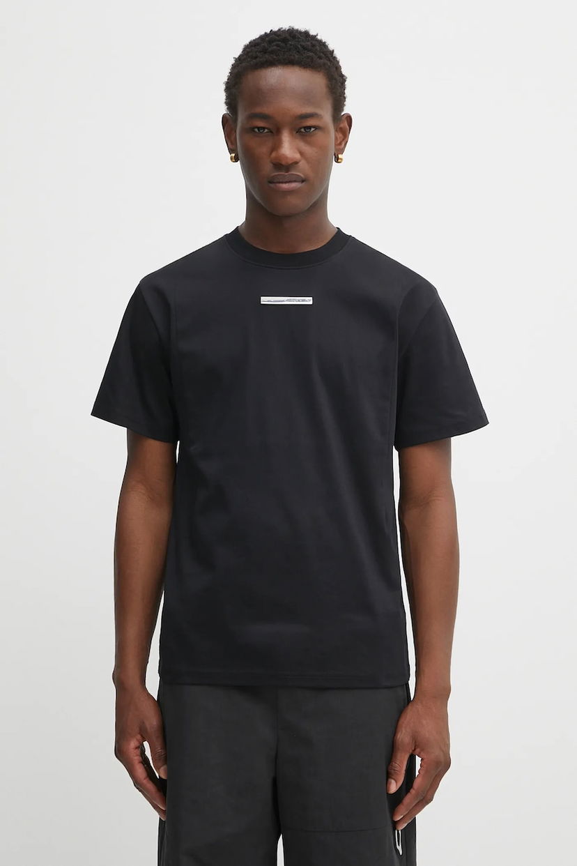 T-shirt HELIOT EMIL Heliot Emil Cotton T-Shirt Svart | PREAW25.M.09.139.BLK01