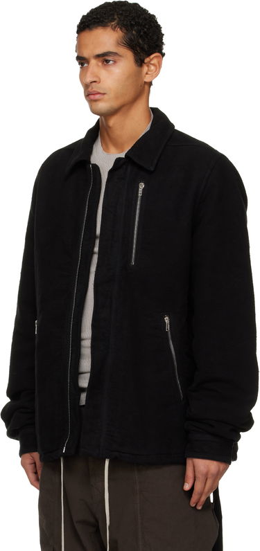 Jacka Rick Owens Rick Owens DRKSHDW Concealed Zipfront Jacket Svart | DU02E7775 BMO, 3