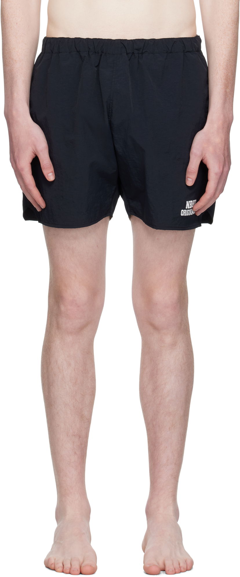 Badkläder Neighborhood Neighborhood Recycled Nylon Swim Shorts Svart | 251TSNH-PTM01
