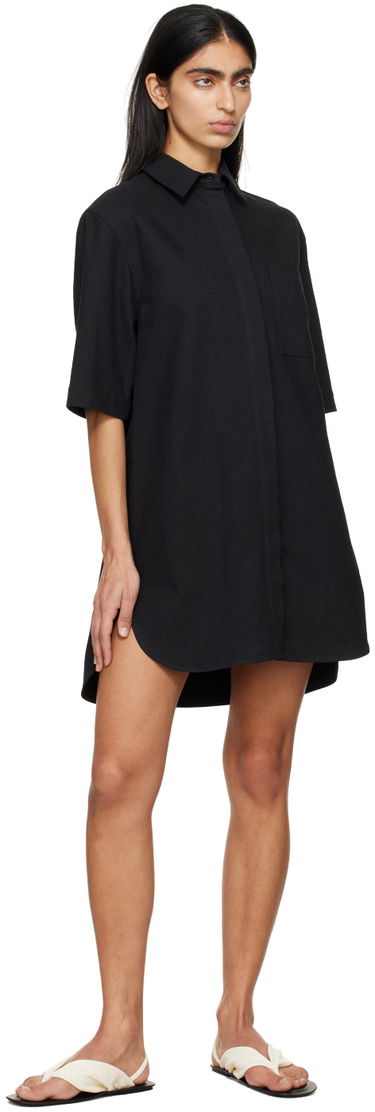 Klä Loulou de Saison Loulou de Saison Basava Mini Shirt Dress Svart | BASAVA, 3