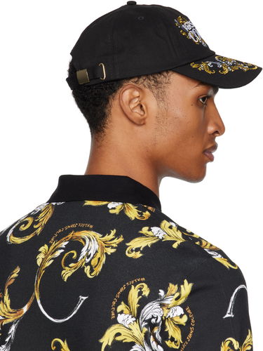 Keps Versace Versace Jeans Couture Baseball Cap Svart | E78GAZK17_EZG367, 2