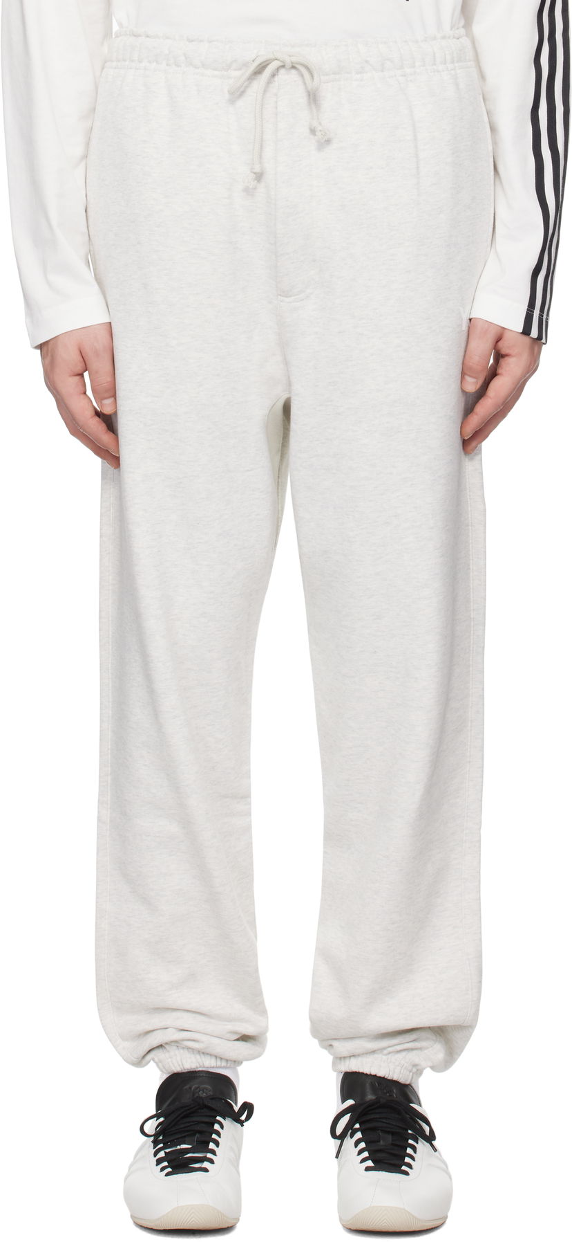 Träningsbyxor Y-3 Y-3 French Terry Sweatpants Vit | JM7873