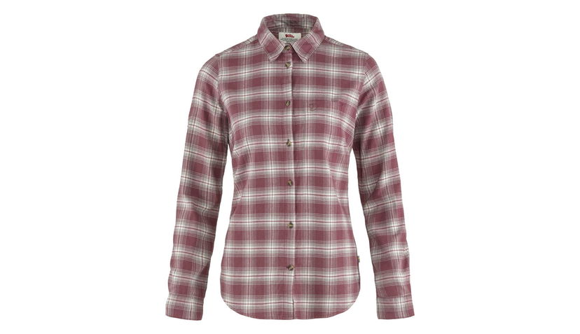 Skjorta FJÄLLRÄVEN Ovik Flannel Shirt Bourgogne | F89833-410-021