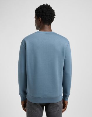 Sweatshirt Lee Regular Core Crewneck Sweatshirt Blå | 112371866, 0