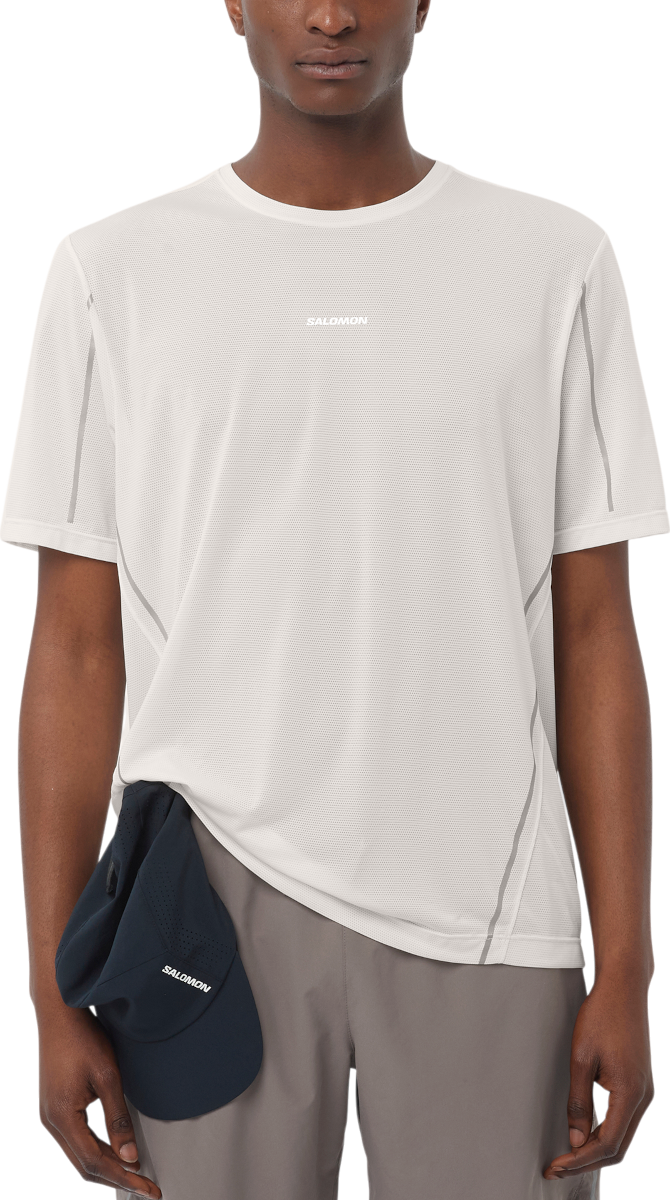T-shirt Salomon Salomon SHAKEout Core Short Sleeve T-Shirt Vit | lc2660400