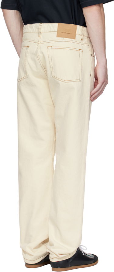 Jeans AMI AMI Paris Classic Fit Jeans Beige | HTR001.DE0039, 2