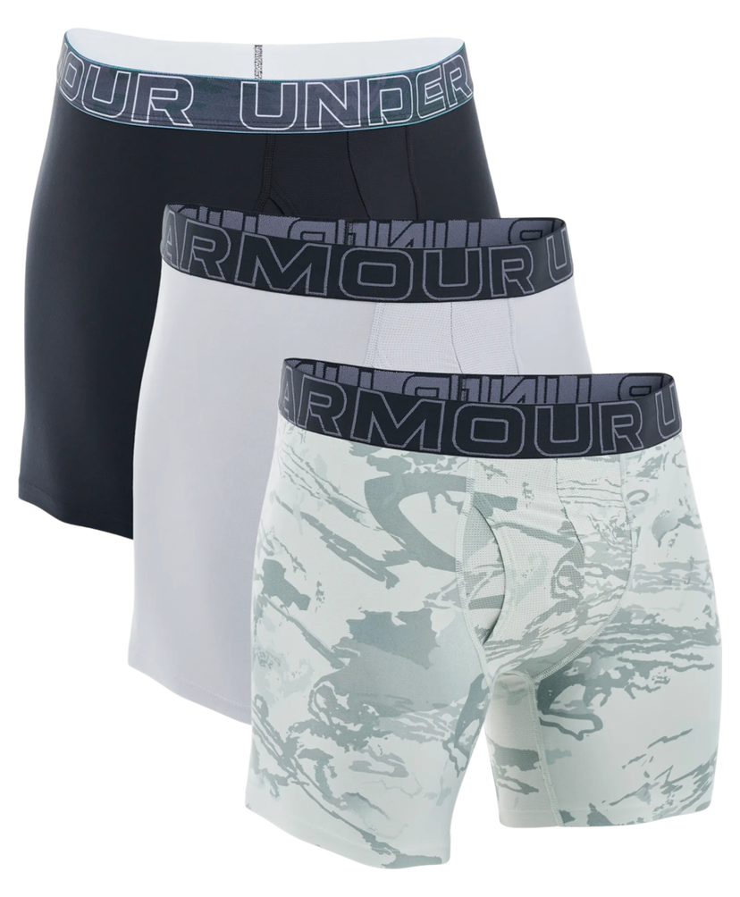 Boxare Under Armour Under Armour UA Perf Tech Nov 6in Boxer Briefs - 3 Pack Flerfärgad | 1383879-377