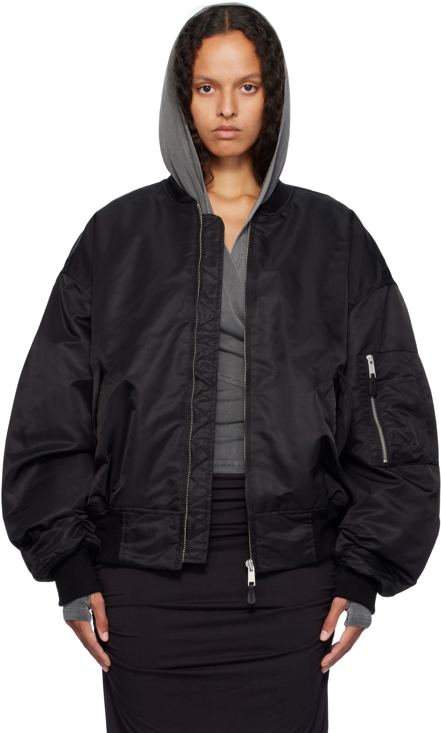Bomberjacka Entire Studios Bomber Jacket Svart | ES2540OI, 0