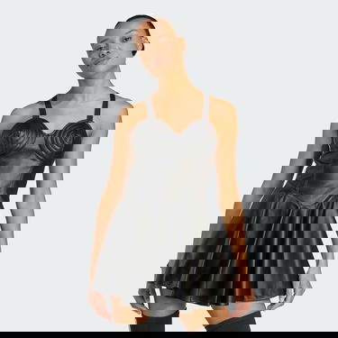 Klä adidas Performance Jeremy Scott Faux-Leather Dress Svart | JW0833, 0