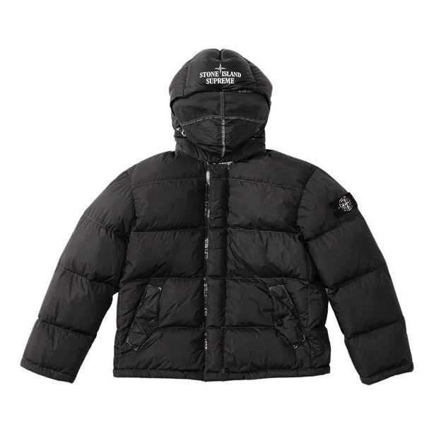 Pufferjacka Supreme Painted Camo Crinkle Down Jacket Svart | SUP-FW20-295
