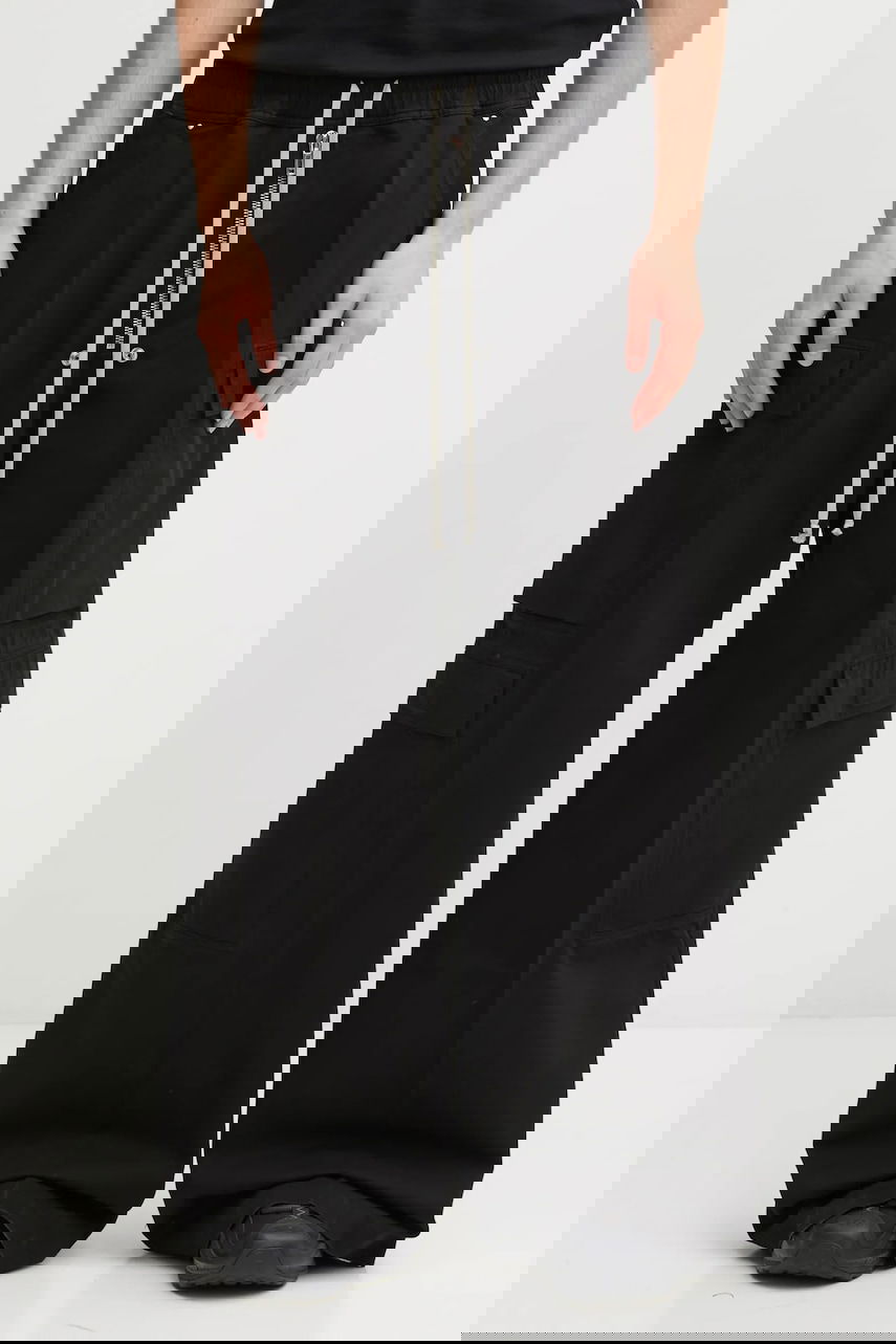 Cargo byxor Rick Owens Rick Owens DRKSHDW Double Cargo Jumbo Belas Cargo Pants Svart | DU02E7398.TW, 0