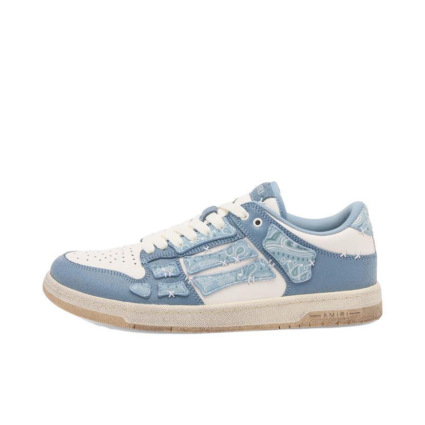 Sneakers och skor AMIRI AMIRI Bandana Skel Top Low Blå | AMFOSR1140-AshleyBlue