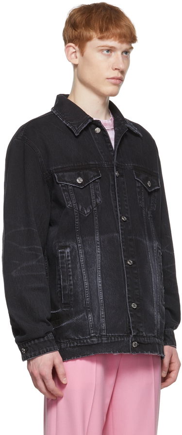 Jacka We11done Denim Jacket Svart | WD-DJ1-22-354-U-WB, 1