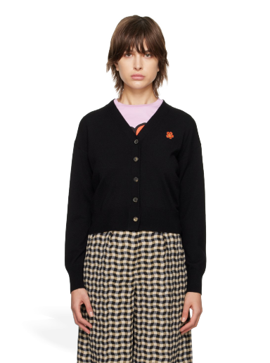 Sweater KENZO Paris Boke Flower Cardigan Svart | FD52CA3833LB