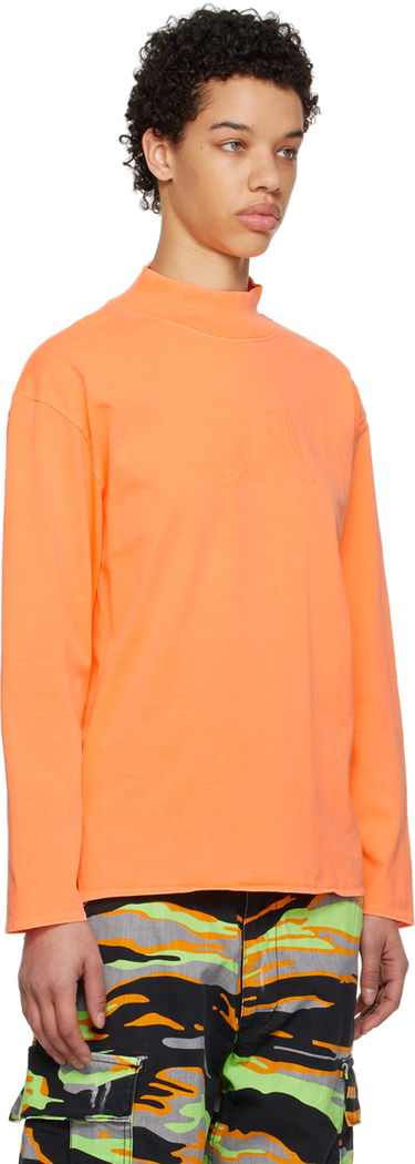 T-shirt ERL 'Sun' Long Sleeve T-Shirt Orange | ERL06T013, 1