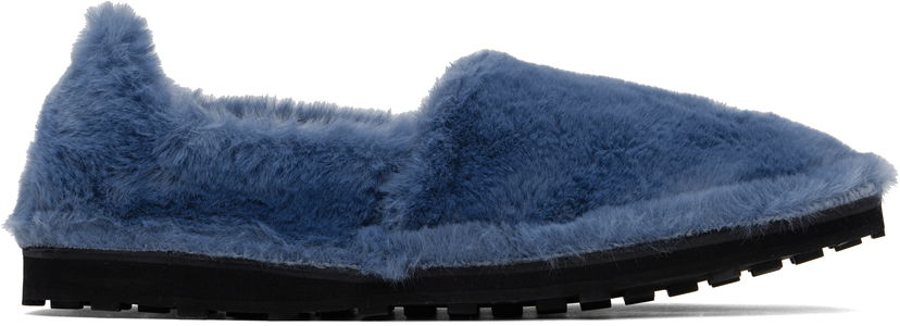 Kläder Marni Marni Faux-Fur Loafers Blå | MOMR006402 P8211