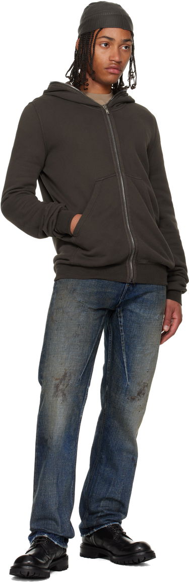 Sweatshirt Rick Owens DRKSHDW Concordians Micro Mountain Hoodie Grå | DU02E7291 FSLP, 3