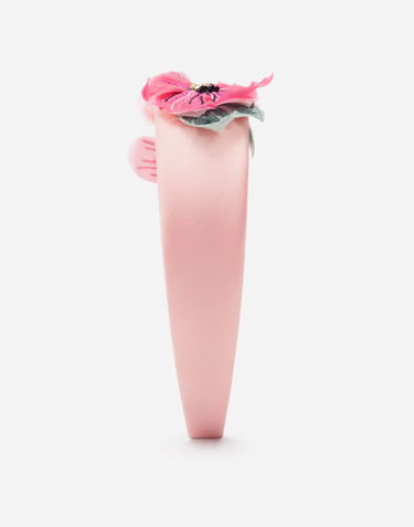 Pin Dolce & Gabbana Dolce & Gabbana Floral Chiffon Headband Rosa | LB3L50G7WFVF0660, 2