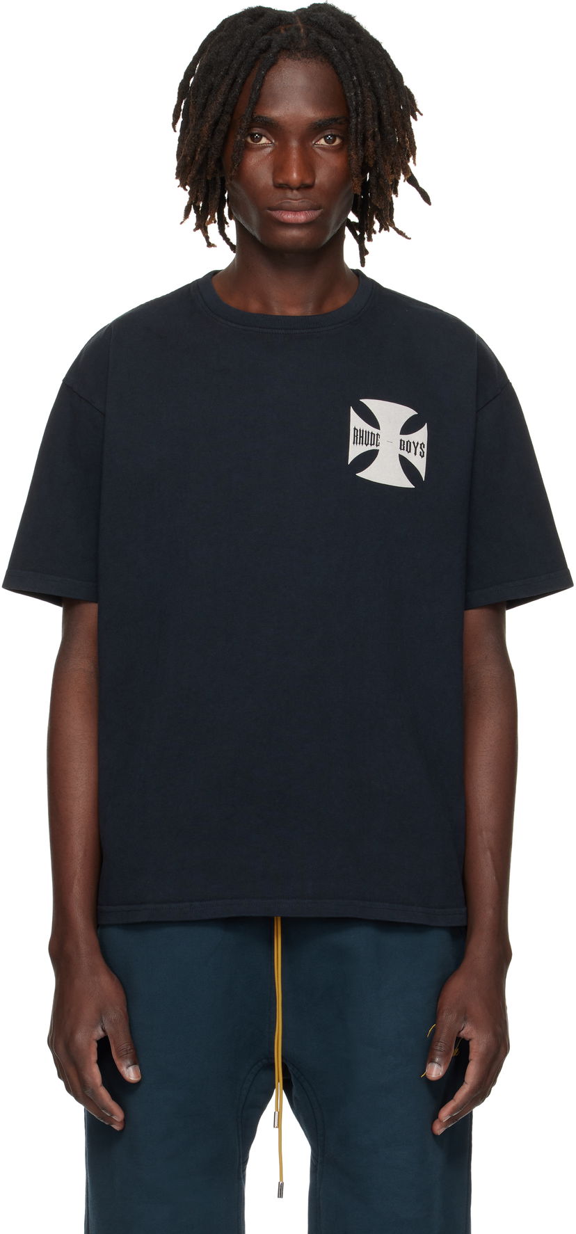 T-shirt Rhude Rhude Boys Graphic T-Shirt Svart | RHPF25TT07012