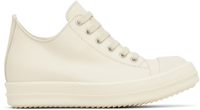 Sneakers och skor Rick Owens Rick Owens Hollywood Low Sneaks Vit | RO01E7891 LCO