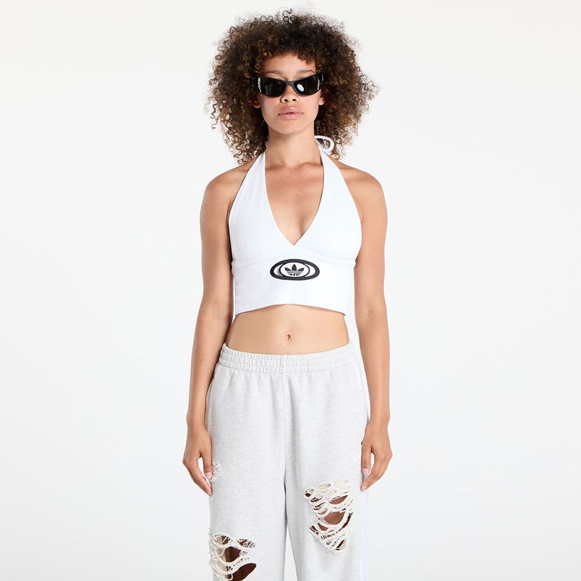 Crop top adidas Originals adidas Originals Campus 2000 V Halter Top Vit | KC8801