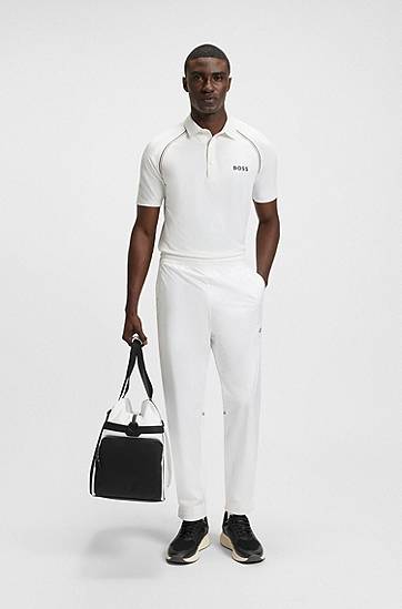 Polotröja BOSS Slim-Fit Polo Shirt with Odour Control Vit | 50543333, 1
