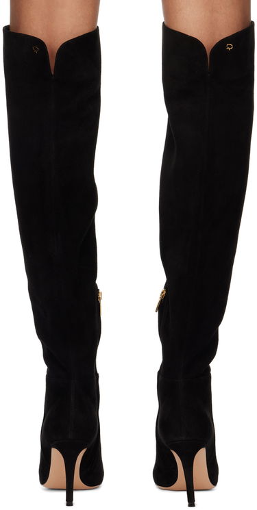 Sneakers och skor Gianvito Rossi Jules Suede Tall Boots Svart | G80222.85RIC.C45, 1