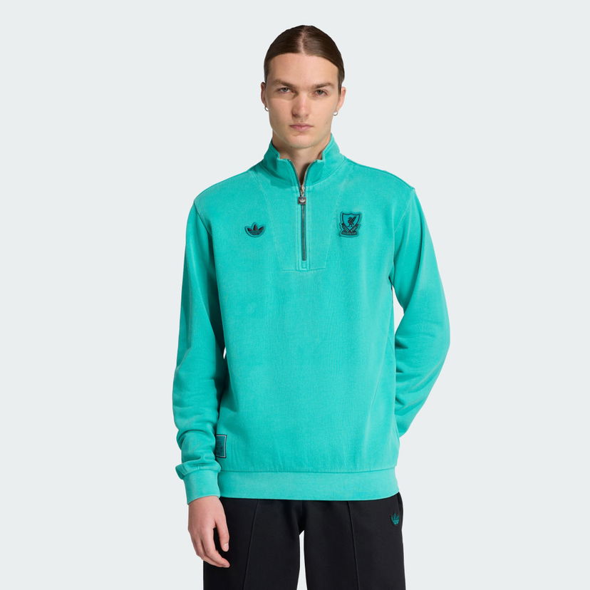 Sweatshirt adidas Performance Top Liverpool FC Terrace Icons Turkos | JX0668